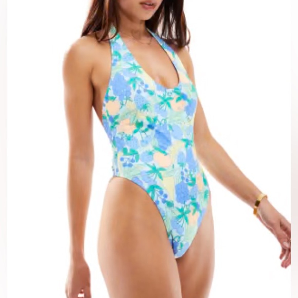 Cotton On Halter One-Piece Swimsuit